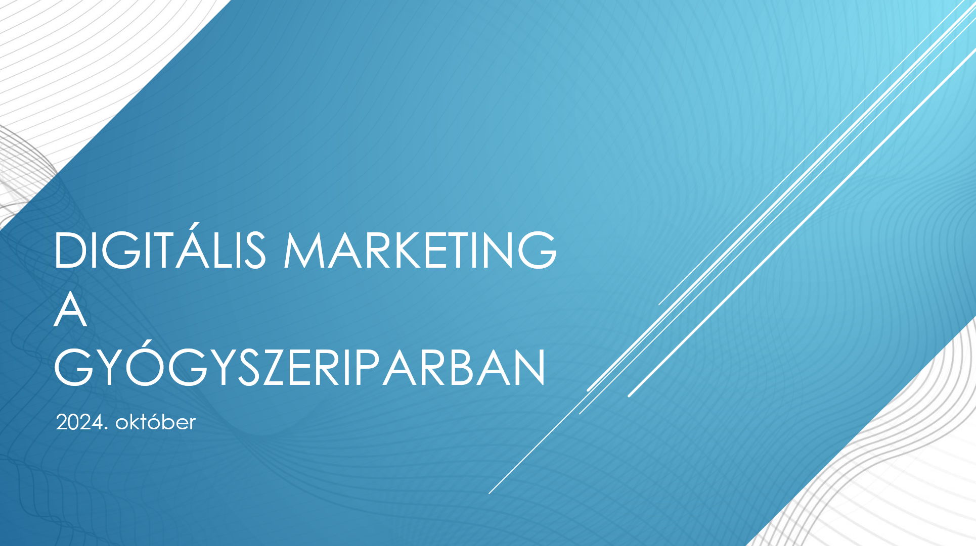 Digitális marketing a gyógyszeriparban